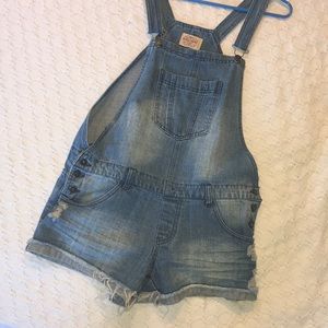Jean romper overalls!!